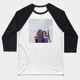 Helicopter, New York City 2 Baseball T-Shirt